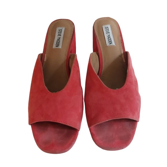 Steve Madden Pratt Suede Slip On Mule - Picture 2 of 6